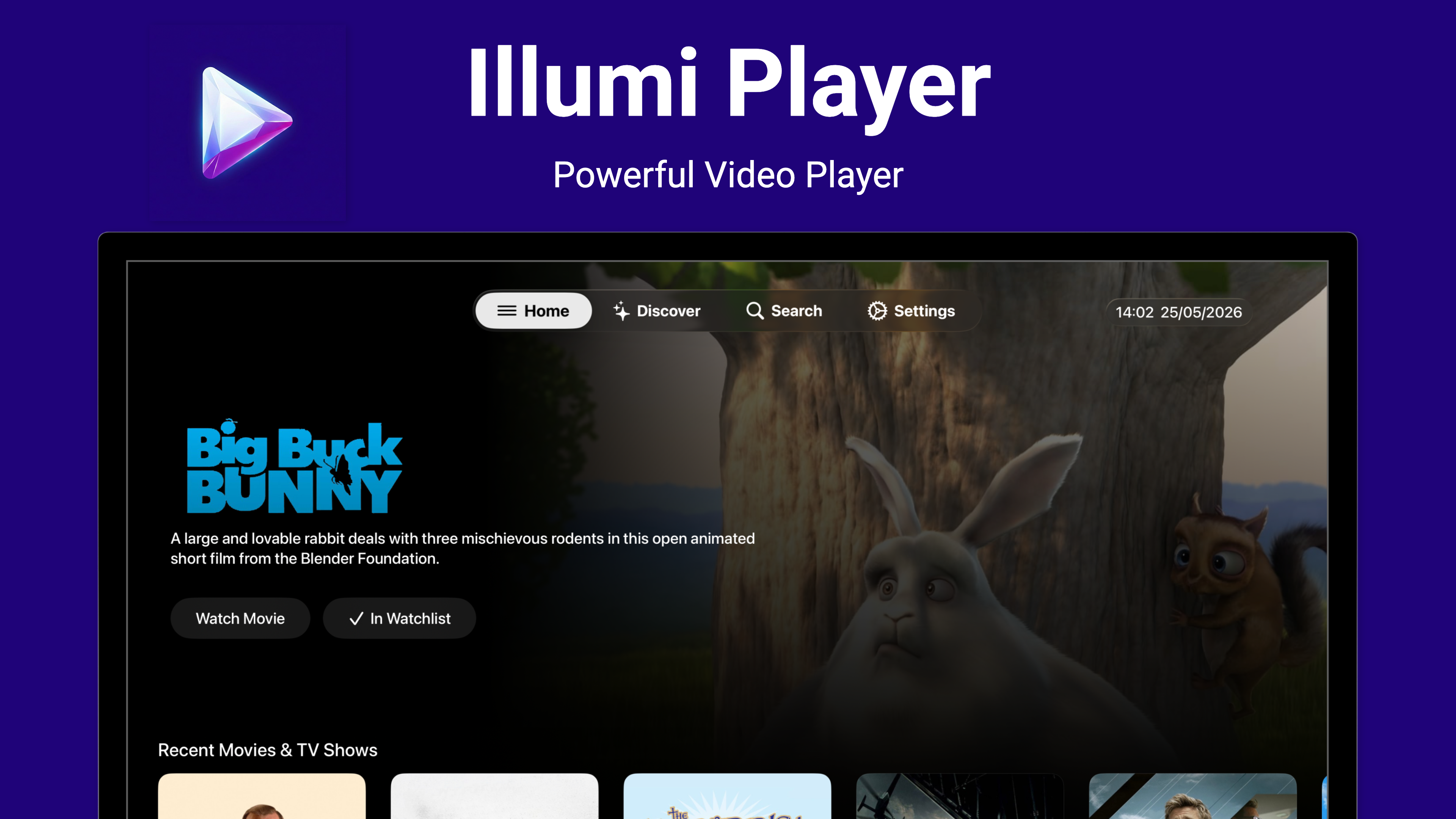 Illumi Player on Apple TV - Screenshot 1